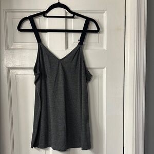 Reebok Gray Sleeveless Camisole Tank Top